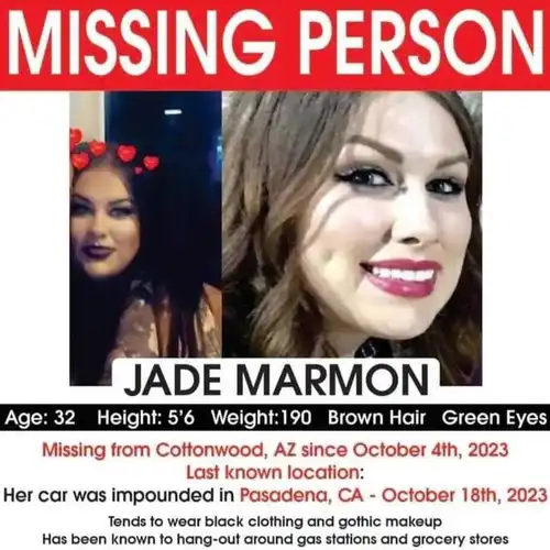 Jade Marmon Missing Update